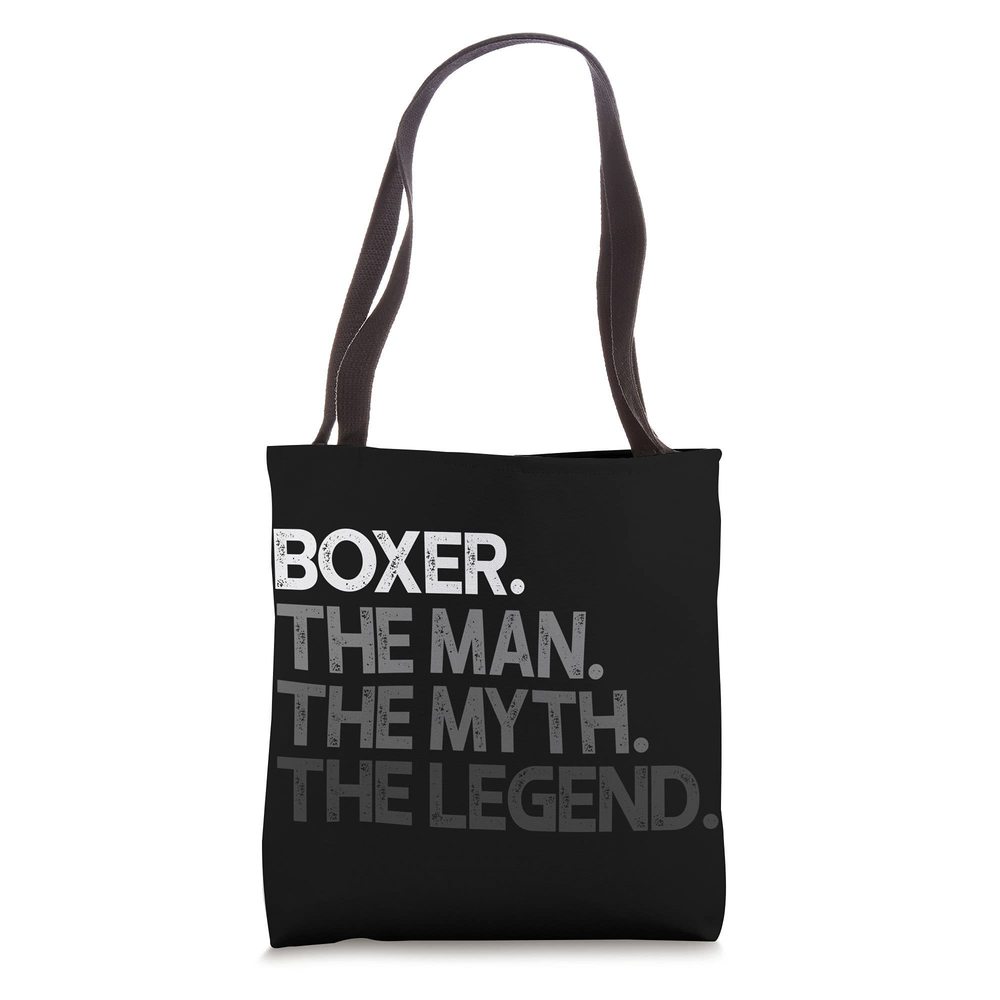 Boxer Boxing Man The Myth Legend Gift Tote Bag :>